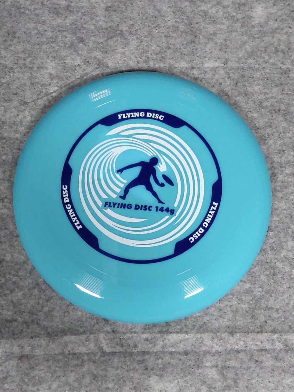 Flying Disc 144g Blue Frisbee Golf Beach Backyard Outdoor Toss Toy